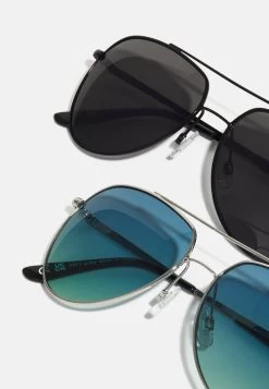 Pier One 2 PACK - Sonnenbrille - Black/blue -Pier One Verkaufsgeschäft 0536698a6dde466ab05cd7db74609b09