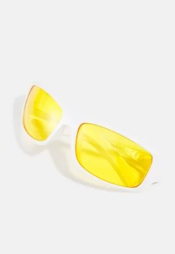 Pier One UNISEX - Sonnenbrille - White -Pier One Verkaufsgeschäft 06212ea48c0f4037abc6a62aa2c032d6