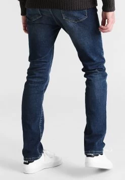 Pier One Jeans Straight Leg - Washed Dark Blue -Pier One Verkaufsgeschäft 19f71c5aa23e4aee8fbafd64cafceb95