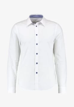 Pier One Hemd - White/blue -Pier One Verkaufsgeschäft 2b9d03cd92884ad19608d60ca1b3ea75