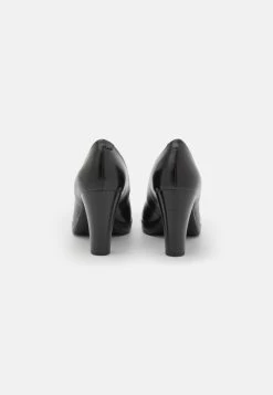 Pier One LEATHER - Plateaupumps - Black -Pier One Verkaufsgeschäft 2c7d6f052da640b09332383efd7d89b8