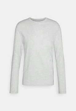 Pier One 7 PACK - Langarmshirt - Mottled Light Grey/white/mottled Dark Grey -Pier One Verkaufsgeschäft 31875945b966486087c321398a091597