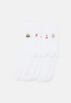 Pier One 5 PACK - Socken - White