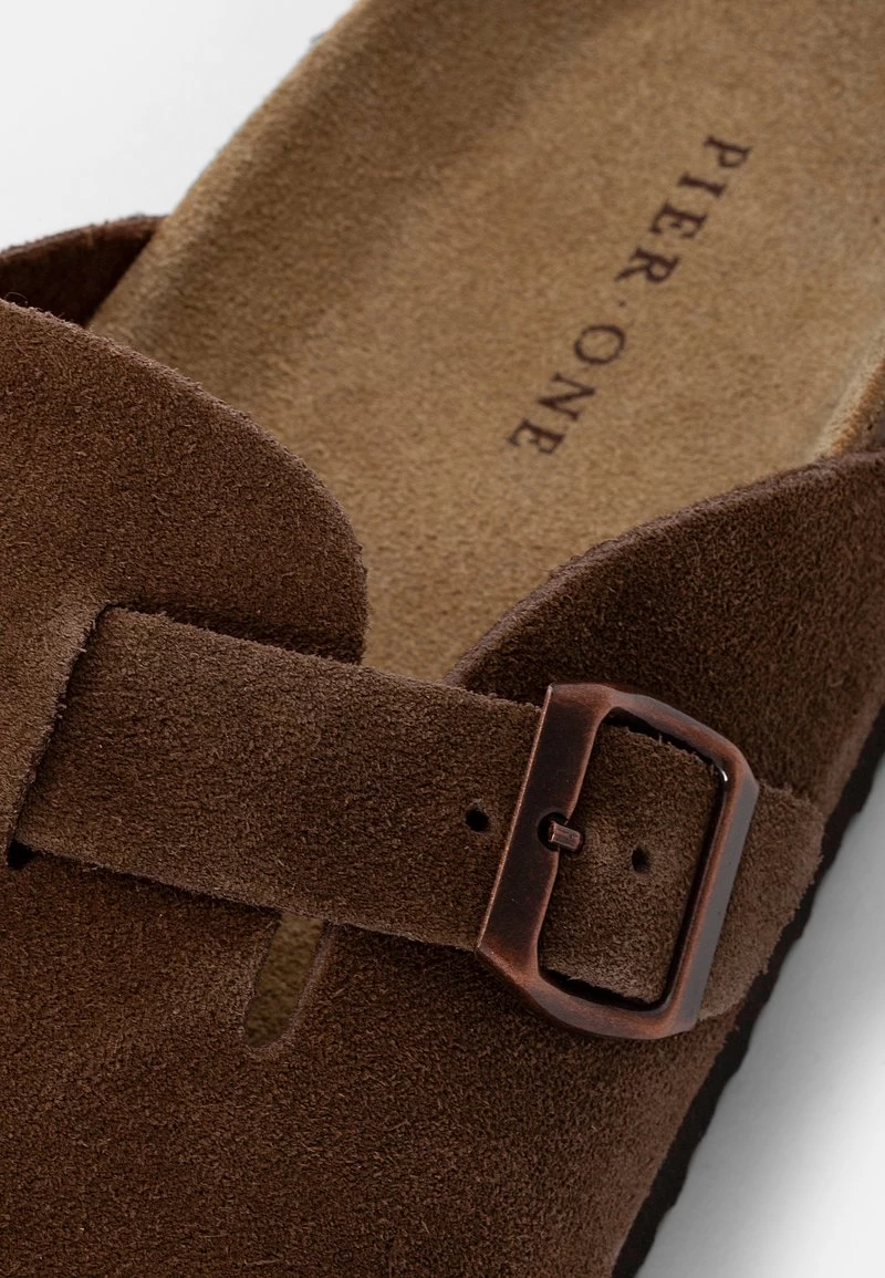 Pier One LEATHER UNISEX - Clogs - Brown 6 Pier One LEATHER UNISEX - Clogs - Brown – Bild 6