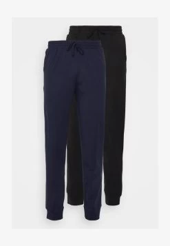 Pier One 2 PACK - Nachtwäsche Hose - Dark Blue/black -Pier One Verkaufsgeschäft 49522b66b23a4bc9ba5cc231f5971a0a