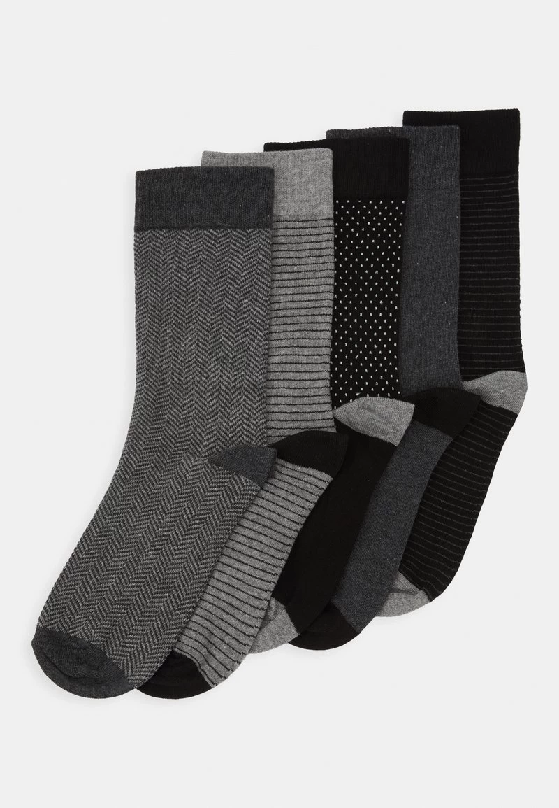 Pier One 5 PACK - Socken - Black 3 Pier One 5 PACK - Socken - Black – Bild 3