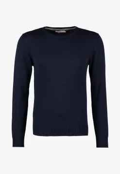Pier One BASIC CREWNECK - Strickpullover - Dark Blue -Pier One Verkaufsgeschäft 559fd963f3bf4be6abe2b2155cf5f818