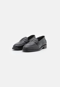 Pier One LEATHER - Slipper - Black -Pier One Verkaufsgeschäft 637f8a51cf204b489a5e7ceea77e6937