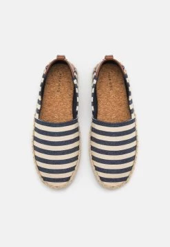 Pier One UNISEX - Espadrille - Dark Blue/white -Pier One Verkaufsgeschäft 656fb98ccb7640ac939ccc145e729a86