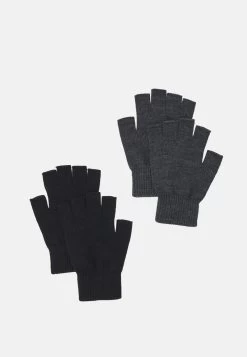 Pier One 2 PACK - Fingerhandschuh - Black/grey -Pier One Verkaufsgeschäft 65f7cac1e5894adb85510bf74e6dae09 1
