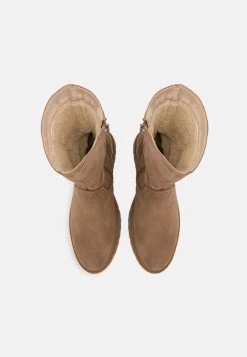 Pier One LEATHER WINTER BOOT - Stiefel - Taupe -Pier One Verkaufsgeschäft 6764689a7b054af99a293cad010b9f7b