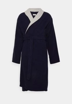 Pier One SHAWL TOWEL BATHROBE - Bademantel - Dark Blue -Pier One Verkaufsgeschäft 67f610d064e84b5daaa9a12f82d45b4b