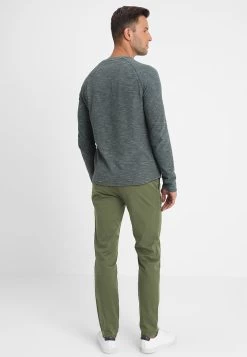 Pier One SLIM FIT CHINO - Chino - Dark Green -Pier One Verkaufsgeschäft 68ea94008079472785ad83ae6cb4e18a