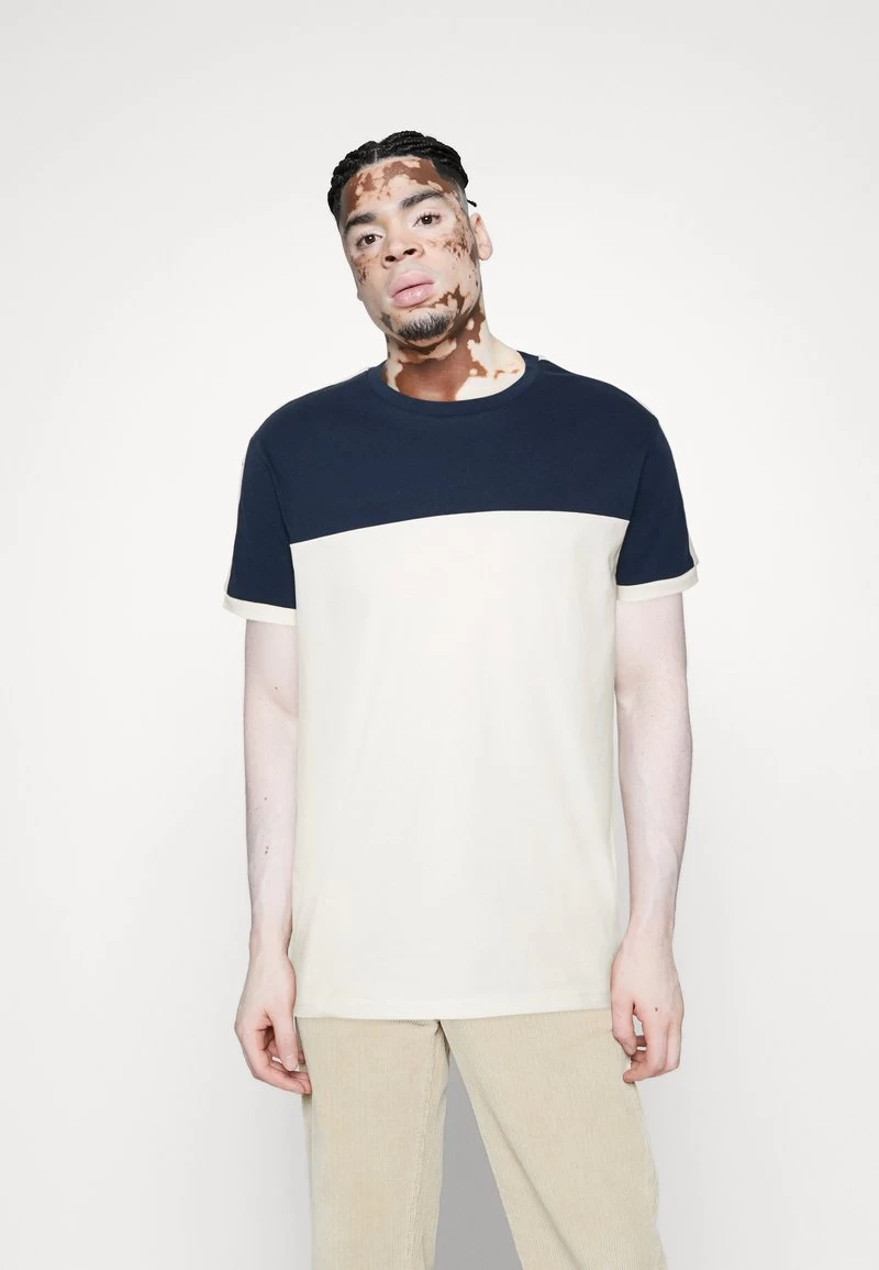 Pier One T-Shirt Print - Dark Blue/white 1 Pier One T-Shirt Print - Dark Blue/white