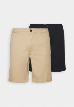 Pier One 2 PACK - Shorts - Tan/black -Pier One Verkaufsgeschäft 6d9aaab23c01455689a1f97d308c1dcf