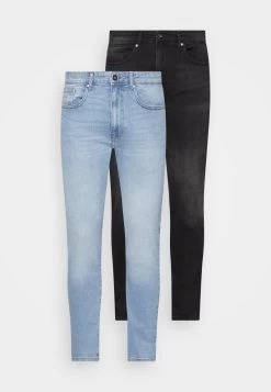 Pier One 2 PACK - Jeans Skinny Fit - Light Blue/black -Pier One Verkaufsgeschäft 744b89c1ac6d4b31aed9ac3336ccd67b 1