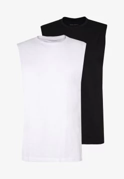 Pier One 2 PACK - Top - White/black -Pier One Verkaufsgeschäft 746ca57ae5d64a839e14f2b3a322ccb3