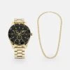 Pier One SET UNISEX - Uhr - Gold-coloured