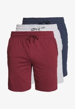 Pier One 3 PACK - Nachtwäsche Hose - Dark Blue/mottled Grey -Pier One Verkaufsgeschäft 7fdf46a671ba44ecb23e44e86e8b7ff9