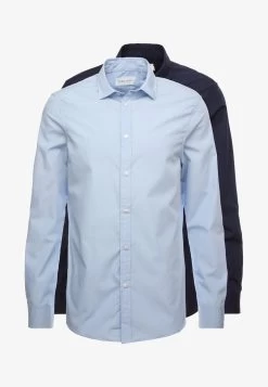 Pier One 2 PACK - Businesshemd - Light Blue/dark Blue -Pier One Verkaufsgeschäft 813ad76744ab42bcb5aac84160d3aeb6