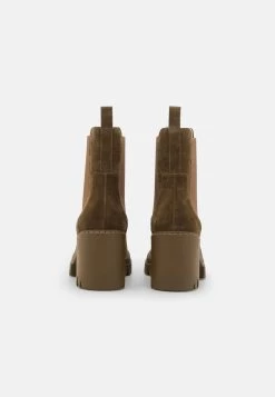 Pier One LEATHER - High Heel Stiefelette - Khaki -Pier One Verkaufsgeschäft 82e4380308ac44f19d33d6cff9f92202