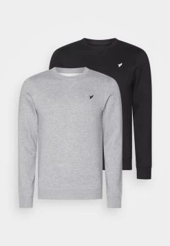 Pier One Sweatshirt - Black/mottled Grey -Pier One Verkaufsgeschäft 85f1371ece5d476794476850af6f9da1 1