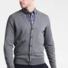 Pier One Strickjacke - Dark Grey Melange