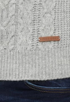 Pier One Strickpullover - Mottled Grey -Pier One Verkaufsgeschäft 98e400a2e6784522b8ea9f8eb6bf3691