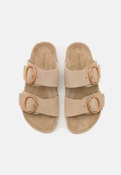 Pier One LEATHER - Pantolette Flach - Beige -Pier One Verkaufsgeschäft 9b43ae7f6ea84e8787fe1a5129e1ca00