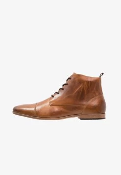 Pier One Verkaufsgeschäft 31 Pier One Schnürstiefelette - Cognac