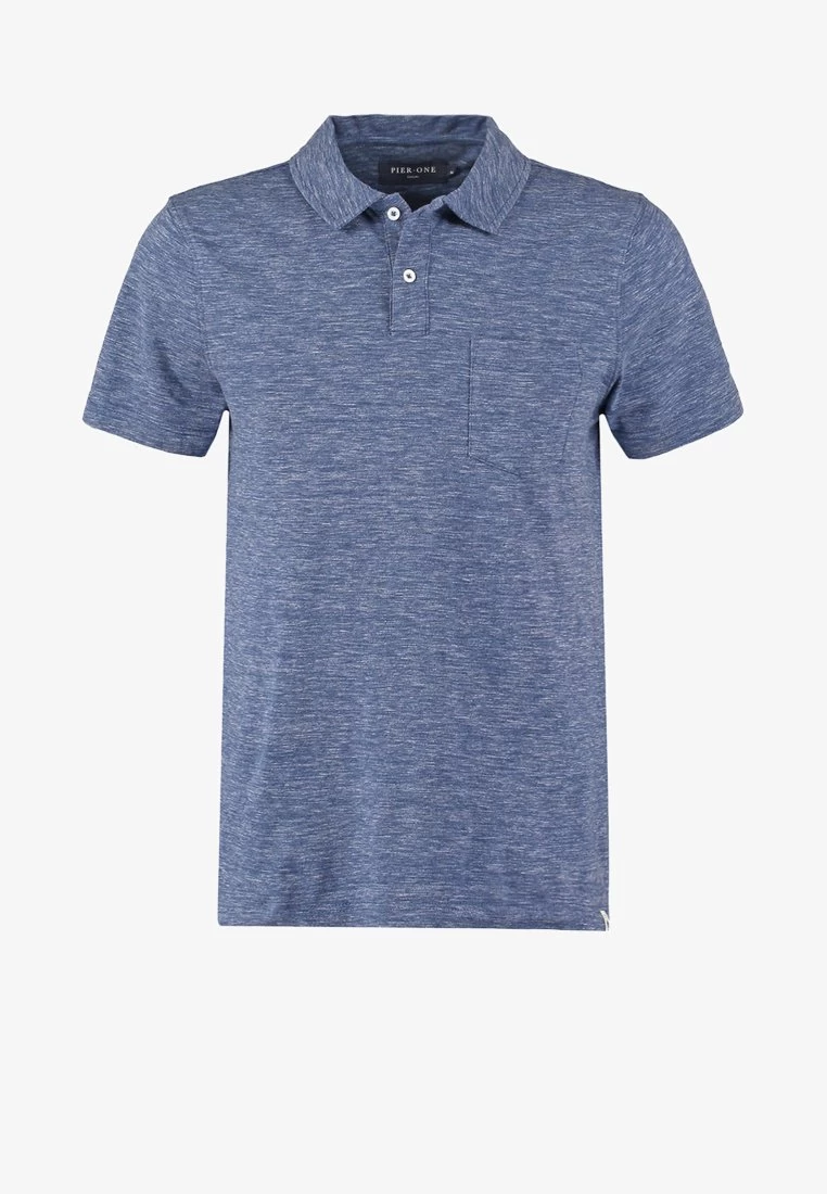 Pier One Poloshirt - Blue Melange 5 Pier One Poloshirt - Blue Melange – Bild 5