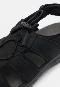 Pier One LEATHER - Trekkingsandale - Black -Pier One Verkaufsgeschäft ab894321bfec480fbf3db5c6bf0d1f1f