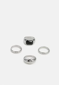 Pier One 4 PACK - Ring - Silver-coloured