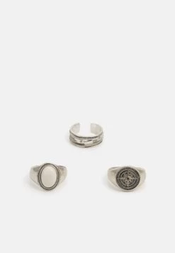 Pier One 5 PACK - Ring - Silver-coloured -Pier One Verkaufsgeschäft af359e71100c434e9c9716078e03e80c