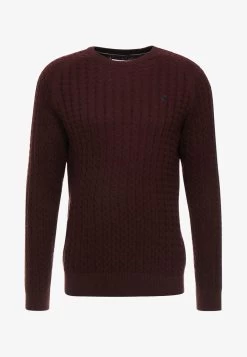 Pier One Strickpullover - Mottled Bordeaux -Pier One Verkaufsgeschäft b01a20a925a3490fb12d77990c4bbfde