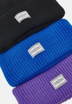 Pier One UNISEX 3 PACK - Mütze - Black/purple/blue -Pier One Verkaufsgeschäft ba5783bb60ed4e1b9b810cbea2ad8012