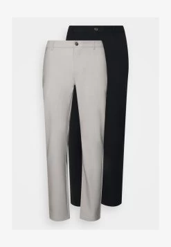 Pier One 2 PACK - Stoffhose - Mottled Light Grey/black -Pier One Verkaufsgeschäft bf5cfc6785a64bee84d2f35fab7c6ae4 1