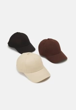 Pier One UNISEX 3 PACK - Cap - Black/dark Brown/beige -Pier One Verkaufsgeschäft c2733f675ca44ebd8c1145369473dacc 1