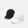 Pier One UNISEX 2 PACK - Cap - Black/white