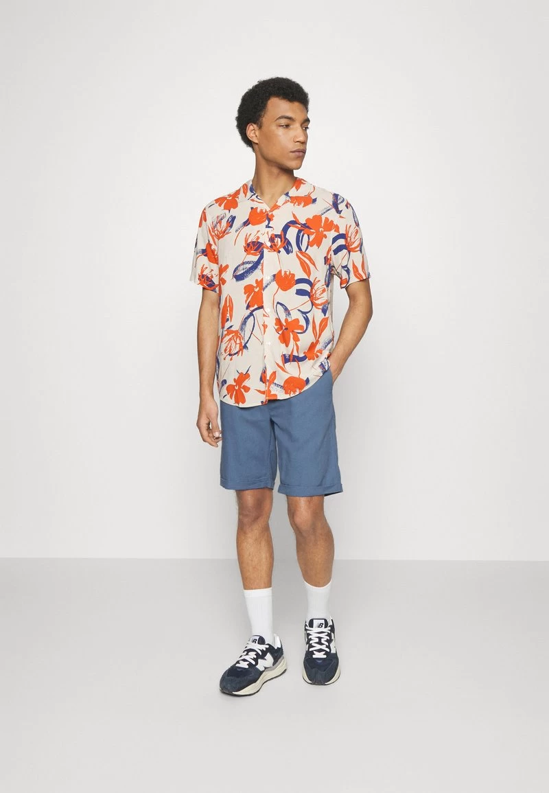 Pier One LINEN BLEND DRAWCORD SHORTS - Shorts - Blue 2 Pier One LINEN BLEND DRAWCORD SHORTS - Shorts - Blue – Bild 2