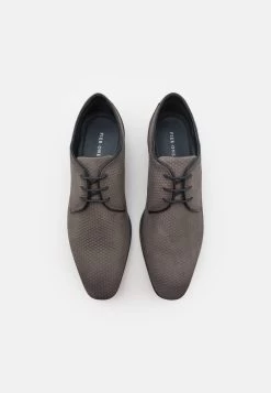 Pier One LEATHER - Schnürer - Dark Grey -Pier One Verkaufsgeschäft d23975841af045e1be7d4881d1e30800