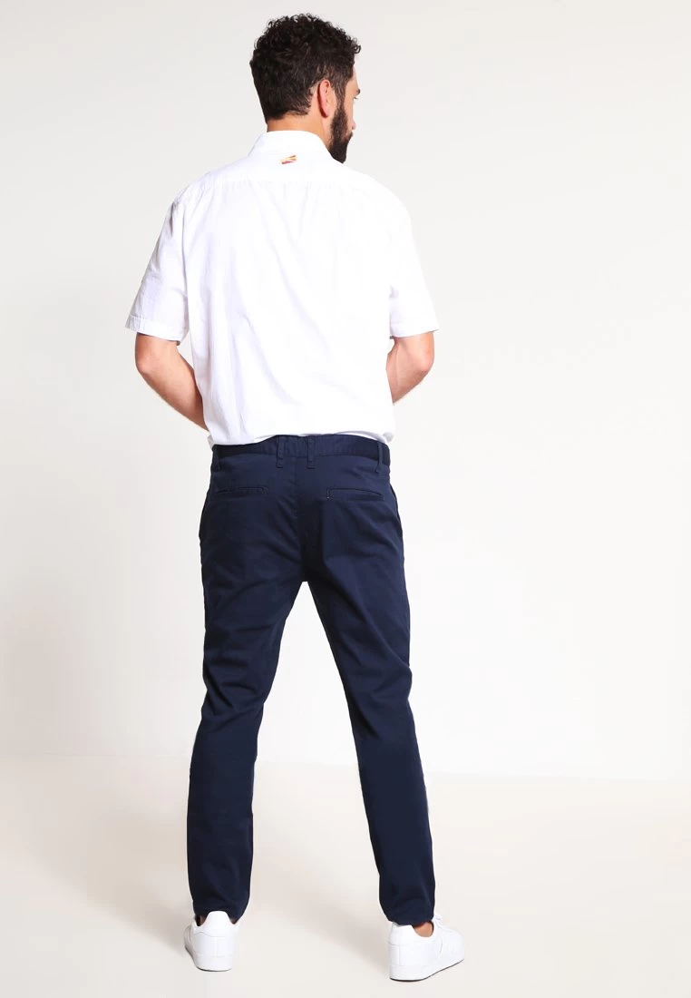 Pier One SLIM FIT CHINO - Chino - Dark Blue 3 Pier One SLIM FIT CHINO - Chino - Dark Blue – Bild 3