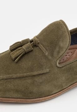 Pier One LEATHER - Slipper - Green -Pier One Verkaufsgeschäft e1f88111880d4b22b149d345f9e0d086