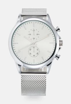 Pier One UNISEX - Chronograph - Silver-coloured -Pier One Verkaufsgeschäft e811531d3dff4bdb9c0c3d1ce5611a13 1