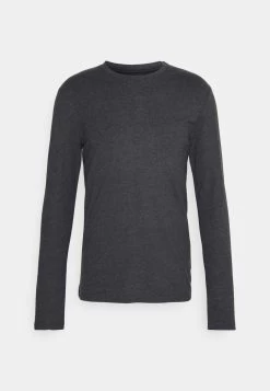 Pier One 7 PACK - Langarmshirt - Mottled Light Grey/white/mottled Dark Grey -Pier One Verkaufsgeschäft ed92a811633b4c4985e1380acb2afd86