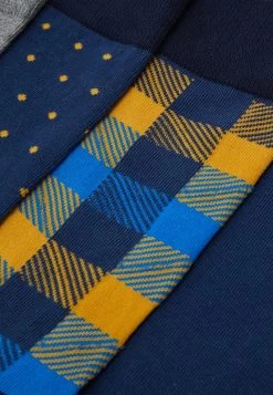Pier One 5 PACK - Socken - Yellow/dark Blue/grey -Pier One Verkaufsgeschäft f2680a941418407386211d70ff605fbd
