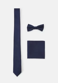 Pier One SET - Krawatte - Dark Blue